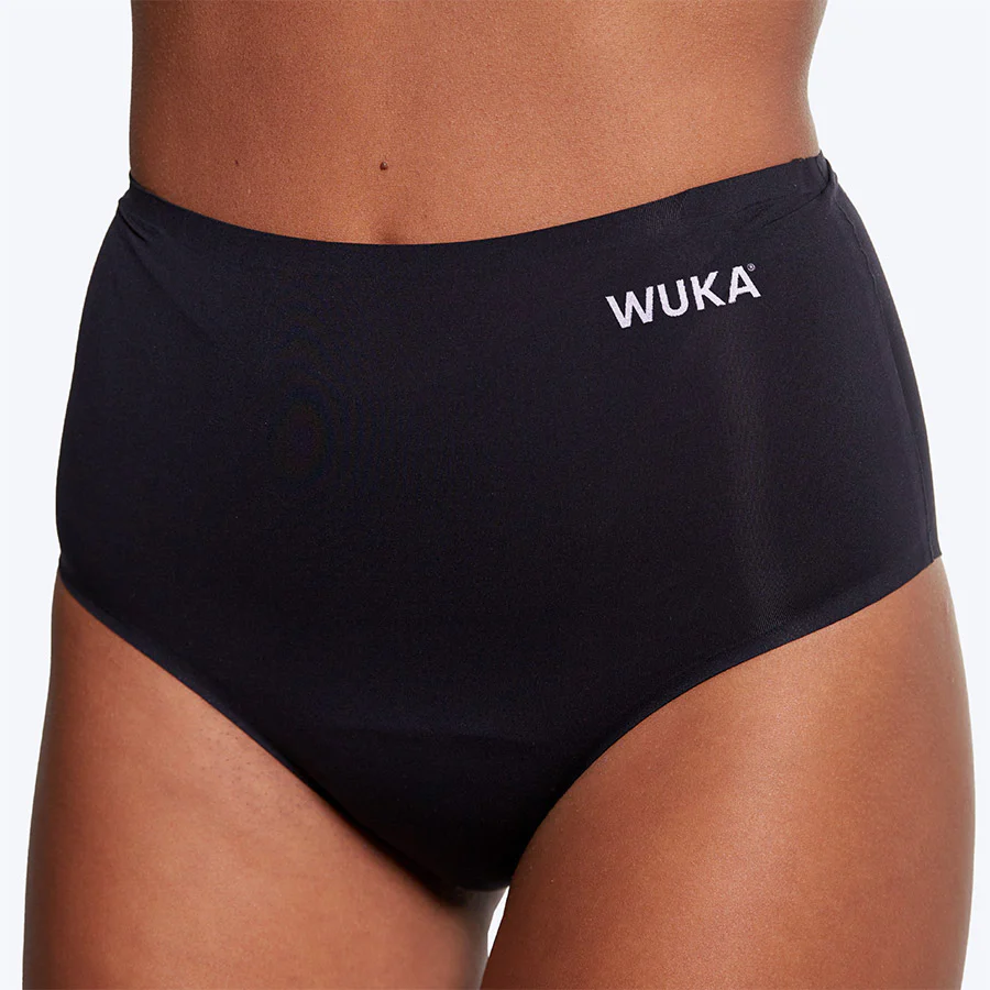 WUKA Majtki menstruacyjne bezszwowe Stretch High Waist, średnie krwawienie